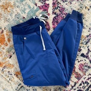 Figs Zamora Joggers in Blue Denim - size M | retired color